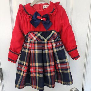 Pettigirl Spanish Tartan Dress 3t NWOT